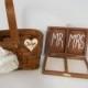 Ring Bearer Pillow and Flower Girl Basket Set, Ring Bearer Box, Ring Holder, Personalized and Custom Made To Order