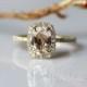 Fancy Pink 6*8mm Morganite Engagement Ring Halo Diamond Ring 14k  Yellow Gold/Rose Gold/White Gold Wedding Ring Promise Ring Gemstone Ring
