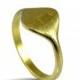 Infi Ring, Pinky Gold Ring, Yellow Gold, Small Gold Ring, Basic Ring, Gift, Graduation Gift, Rhombus Band, Gold Wedding Band,