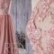 2016 Dusty Rose Bridesmaid Dress, Lace Transparent Wedding Dress, Long A Line Prom Dress, Women Formal Dress Floor Length (X002)