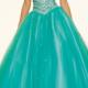Ruched Sleeveless Ball Gown Sweetheart Lace Up Tulle Beading Floor Length