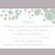 DIY Wedding RSVP Template Editable Word File Instant Download Rsvp Template Printable RSVP Cards Floral Green Rsvp Card Elegant Rsvp Card