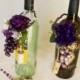 Vineyard Wedding Wine Bottle Centerpiece Grape Purple Topper Bridal party shower Favors reception decoration corks accessories stoppers