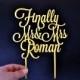 Personalized Cake Topper mr and mrs Surname, Wedding Cake Topper, Custom cake topper last name cake topper,  wedding cake decorations