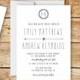 Wedding Invitation Template - Printable Wedding Invitation - DIY Rustic Invitation Template - Instant Download - Wreath Collection