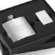 Personalized Flask And Zippo Lighter Set