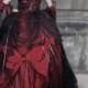 Rococo Dress Black Red