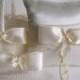 Wedding Flowergirl Basket-Bow Comb & Pillow  Handmade VALERIE Available in Ivory or White