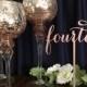 Rose Gold Table Numbers. Rose Gold Glitter Table Numbers, Cheap Table Numbers, Custom Table Numbers, Rustic Table Numbers