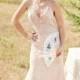 Beaded flapper wedding dress backless dress