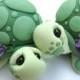 Wedding Cake Toppers Love Turtles handmade