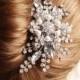Rhinestone Hair Comb, Bridal Hair Comb, French Twist Comb, Wedding Hair Accessories, Tiara Bridal Comb, STARGAZER II