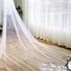 Lace Wedding Veil, Cathedral Wedding Veil, Cathedral Veil, Lace Veil, Alencon Lace, Bridal Illusion
