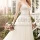 Martina Liana A-Line Wedding Dress With Illusion Lace Bodice Style 822