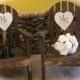 Rustic Wedding Mini Adirondack Chairs Cake Topper Personalized
