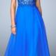 Appliques A-line Sweetheart Blue Floor Length Cap Sleeves Ruched Zipper Chiffon