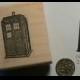Dr. Who booth rubber stamp  P49C