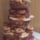 Rustic Wood Tree Slice 4-tier Donut or Cupcake Stand for your Wedding, Event, or Party (As seen on HGTV.com) Vintage, Shabby Chic