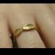 Unique wedding band gold handmade ring Promise ring Women wedding band solid gold different unusual matte ooak modern One of a kind