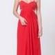 Red maxi side slits dress - Red spaghetti maxi dress - Red bridesmaids dress