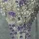 Purple Brooch Bouquet, Lavender Brooch Bouquet, Cascading Brooch Bouquet, Choose your Accent Color,  Deposit Only, Full Price 425.00