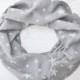 Summer Scarf with Stars Gray Womens Scarves Infinity Scarf Valentine's Day Gift, Girlfriend Gift, Bridesmaid Gift Idea, Beautiful Scarf