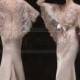 2016 Champagne Evening Deep V-neck Dress Shawl Slim Long Fishtail Moderator Dress Nightclub Bar Dress