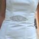 ALANA - Vintage Inspired Wedding Belt, Bridal Beaded Sash, Rhinestone Belts, Crystals Sashes, Pearl Belt