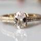 Promotion!! 1.2ct Oval Cut Morganite Ring 2 Row Diamonds Pave Wedding Ring Engagement Ring Gemstone Engagement Ring