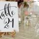 1-50 Black Wedding Table Numbers ⋆ Printable Wedding Table Numbers ⋆ Elegant Wedding Table Decor ⋆ 4x6 Table Number Cards ⋆ 