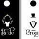 Cornhole Decals for Wedding - Bride Groom decal for cornhole game boards - Cornhole wedding game decal - tuxedo and wedding veil decal - new