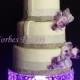 Acrylic Cake Stand With Center Orb with LED Lights