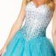 Pink Blue Sweetheart Sleeveless Beading Lace Up Tulle Floor Length Ball Gown