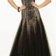 Beading Sweetheart Black Champagne Sleeveless Lace Up Tulle Floor Length Ball Gown