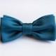 Bow tie for men's petrol blue, teal bow tie, blue navy wedding, bow ties dark teal,red, for ceremony, elegant groom, bow ties for wedding