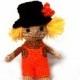 crochet SCARECROW, miniature scarecrow doll, amigurumi scarecrow, cute scarecrow plushie, stuffed scarecrow, great gift for Halloween