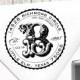 Self-Inking Return Address Stamp – 1 5/8 in FAMILY INITIAL SEAL – Personalized Wedding Paper Goods