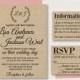 Printable Wedding Invitation - Rustic - Wedding Invitation - Digital   - (7)