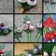 Custom Button Boutonniere - Your Colors