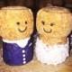 Mr and Mrs Cork Cake Topper