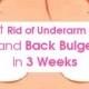 Women's Fitness And Wellness: 4 Quick Exercises To Get Rid Of Underarm Flab And Back Bulge In 3 Weeks