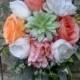 Dreamsicle Cascading Bouquet