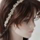 Bridal Headband, Wedding Pearl Hair Accessories, Wedding Pearl Headband, Headband Mariage, Wedding hair Accessory