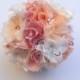 Custom Made Shabby Vintage Flower Bouquet, bridal flowers, bridesmaid,