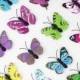 100 Pieces 3D PVC Artificial Butterfly Decor Wedding Decoration