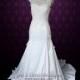 Ivory Lace Wedding Dress with Cap Sleeves 