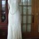 1920s Flapper Wedding dress scarf bottom sequin great gadsby vintage style bridal gown