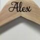 Wedding Hangers for Bride, Bridesmaids DECAL ONLY Name Decal for Bridesmaid Dress Personalized