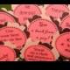 Bachelorette Party Game Cakes - Zebra Print Decorations - Couture Cupcake Toppers-  set of 12 - customizable for Birthdays
