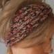 Knit Headband, Winter Earwarmer, Handmade Headband, Women Winter Headband, Knit turban, Headwrap, Knit  Earwarmer,  Merino wool, Cotton